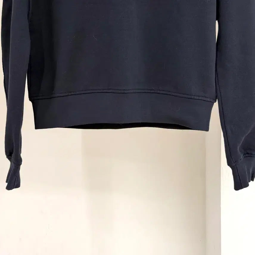 [BUNJANG] Ganni Navy White Boucle Logo Sweatshirt / 가니 네이비 화이트 부클 로고 스웻셔츠