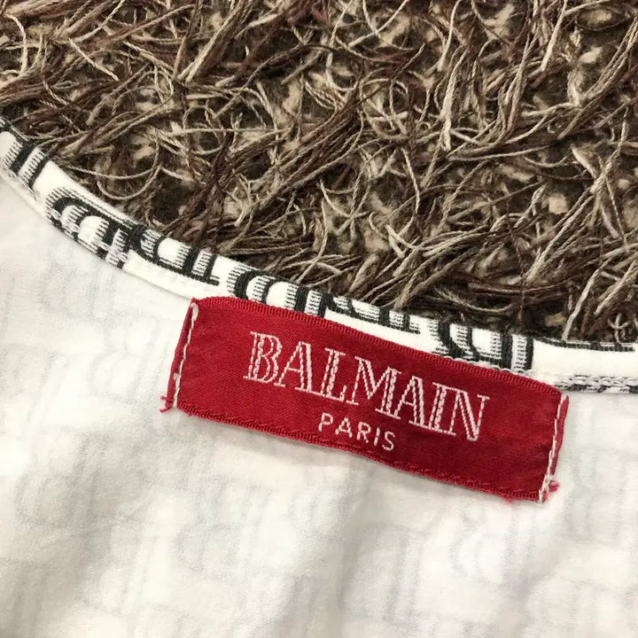 [BUNJANG] Balmain Japan BB Monogram All Over Logo T-Shirt / 발망 재팬 BB 모노그램 올오버 로고 티셔츠