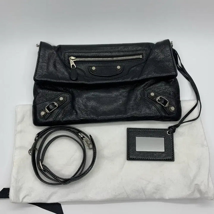 [SOLD OUT] 267000541 발렌시아가 모터 엔벨로프 크로스백 숄더백 블랙