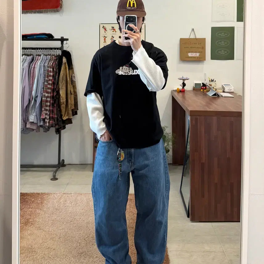 [BUNJANG] XLarge Cut-Off Short Sleeve T-shirt / XLarge 엑스라지 컷오프 반팔 티셔츠