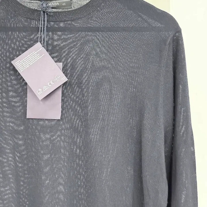 [BUNJANG] Prada Navy Crew Neck Wool Knit Sweater / 프라다 네이비 크루넥 울 니트