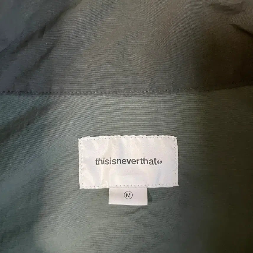 [BUNJANG] thisisneverthat Script Track Jacket Black M / 디스이즈네버댓 스크립트 트랙 자켓 블랙 m