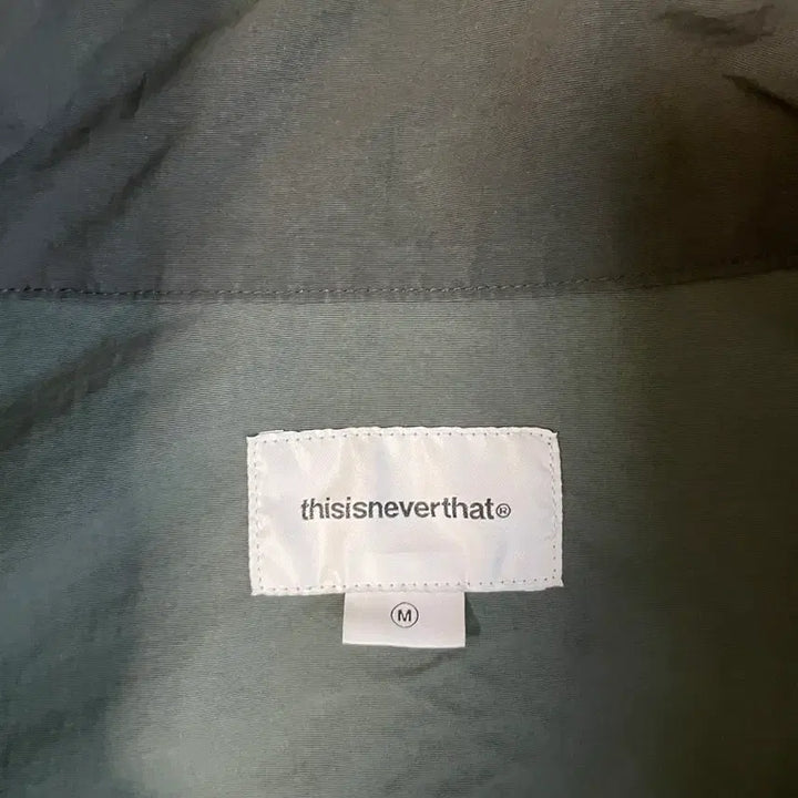 [BUNJANG] thisisneverthat Script Track Jacket Black M / 디스이즈네버댓 스크립트 트랙 자켓 블랙 m