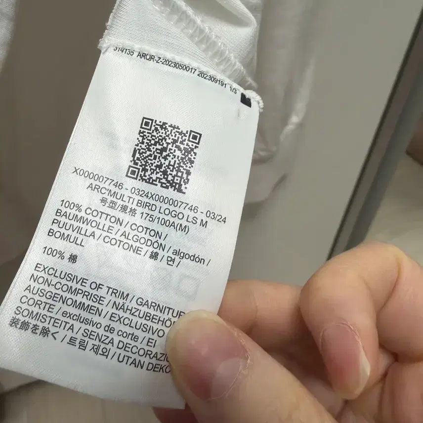 [SOLD OUT] 아크테릭스 롱슬리브 긴팔 (미착용)