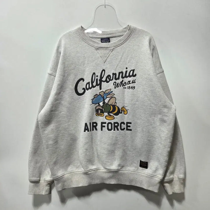 [BUNJANG] Who.A.U US Military Fleece Sweatshirt / 후아유 US 밀리터리 기모 맨투맨 M 26042407