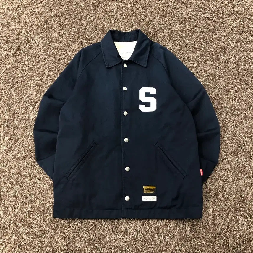 [BUNJANG] M Sovrment Navy Coach Jacket / M 소버먼트 네이비 코치 자켓