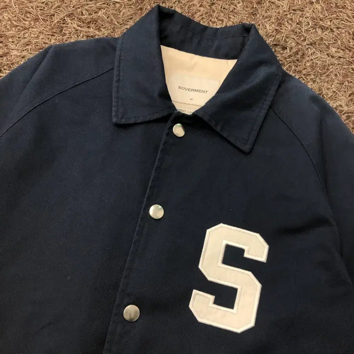 [BUNJANG] M Sovrment Navy Coach Jacket / M 소버먼트 네이비 코치 자켓