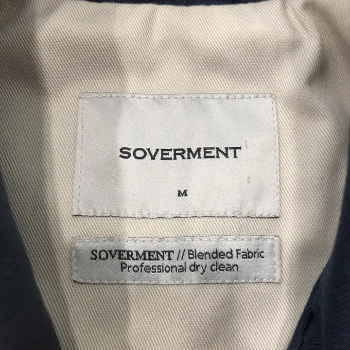 [BUNJANG] M Sovrment Navy Coach Jacket / M 소버먼트 네이비 코치 자켓
