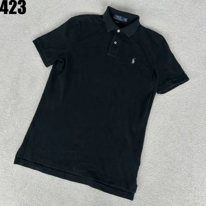[BUNJANG] Polo Ralph Lauren Black Short Sleeve Polo Shirt (S) / 폴로 랄프로렌 블랙 반팔 폴로셔츠 s