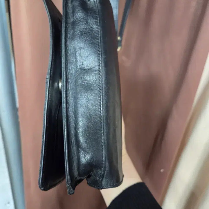 [BUNJANG] Tory Burch Leather Chain Crossbody Bag / 토리버치 블랙 가죽 체인 크로스백