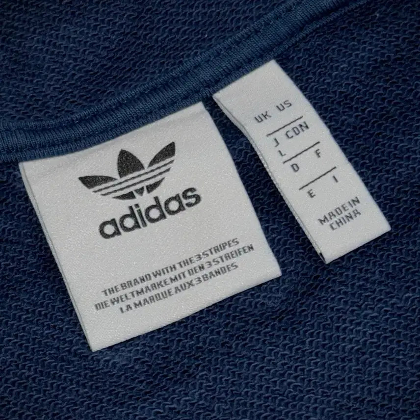 [BUNJANG] Adidas Two-Way Deep Blue Hooded Zip-up Jacket L / 아디다스 투웨이 딥블루 후드집업 L