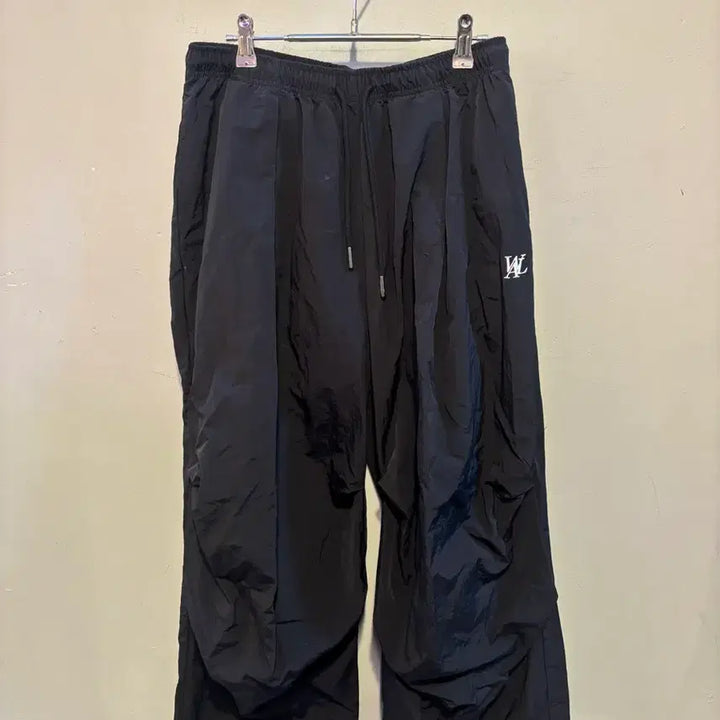 [BUNJANG] Woooalong Nylon Wide Pants / 우알롱 정품 나일론와이드팬츠