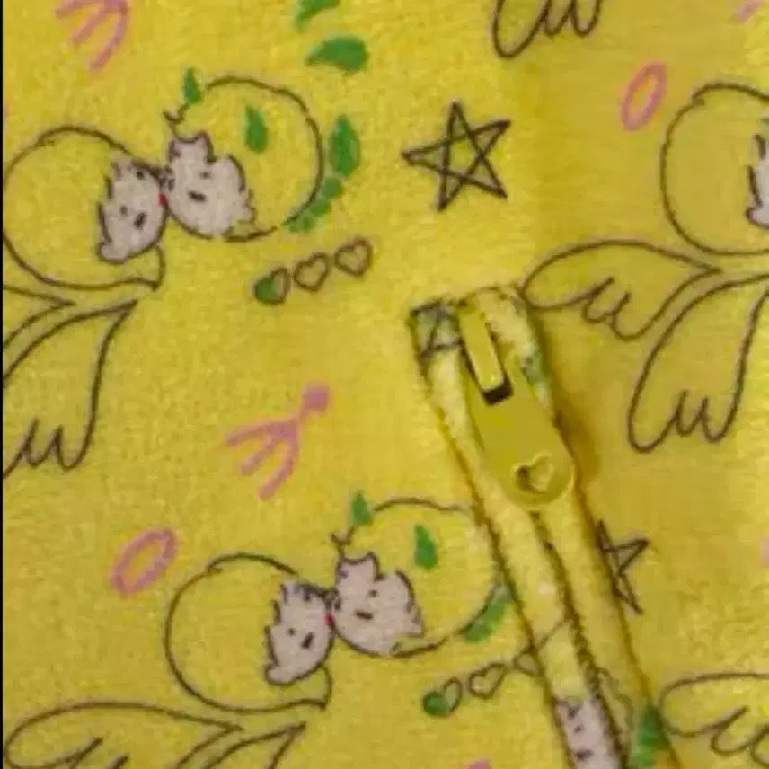 [BUNJANG] Paradise Kiss Fleece Zip-up Jacket Yellow (S) / 상하이 편집샵 Paradise kiss 플리스 집업 옐로우S 빈티지모리걸