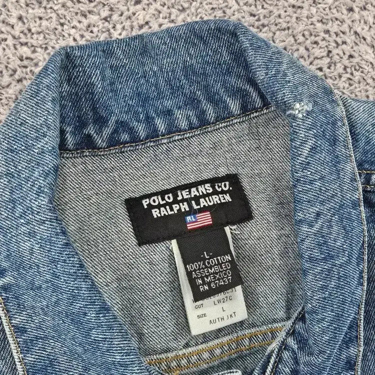 [BUNJANG] Polo Jeans Company Denim Jacket (L) / 폴로 진스 컴퍼니 데님 자켓 ( L ) / 11965