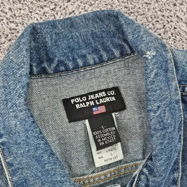[BUNJANG] Polo Jeans Company Denim Jacket (L) / 폴로 진스 컴퍼니 데님 자켓 ( L ) / 11965
