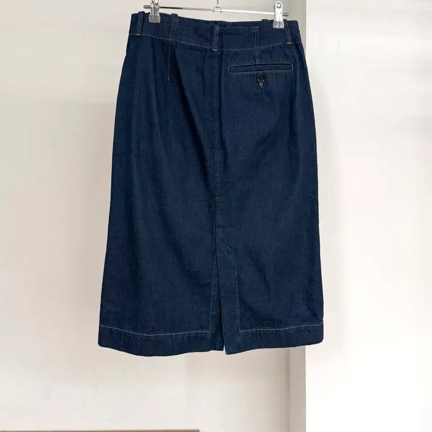 [BUNJANG] Lemaire Denim Wide Front Pocket Midi Skirt / 르메르 데님 와이드 프론트 포켓 미디 스커트