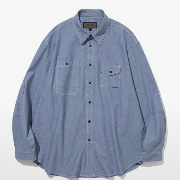 [BUNJANG] Uniform Bridge Chambray Work Shirt / (M)유니폼브릿지 샴브레이 워크 셔츠