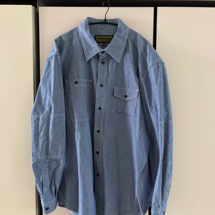 [BUNJANG] Uniform Bridge Chambray Work Shirt / (M)유니폼브릿지 샴브레이 워크 셔츠