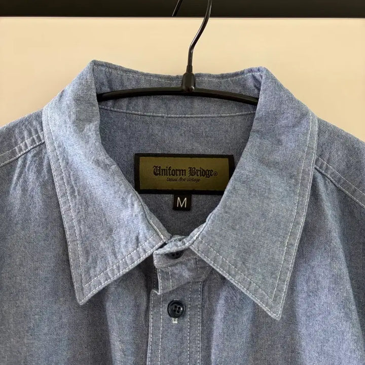 [BUNJANG] Uniform Bridge Chambray Work Shirt / (M)유니폼브릿지 샴브레이 워크 셔츠