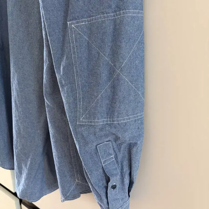 [BUNJANG] Uniform Bridge Chambray Work Shirt / (M)유니폼브릿지 샴브레이 워크 셔츠