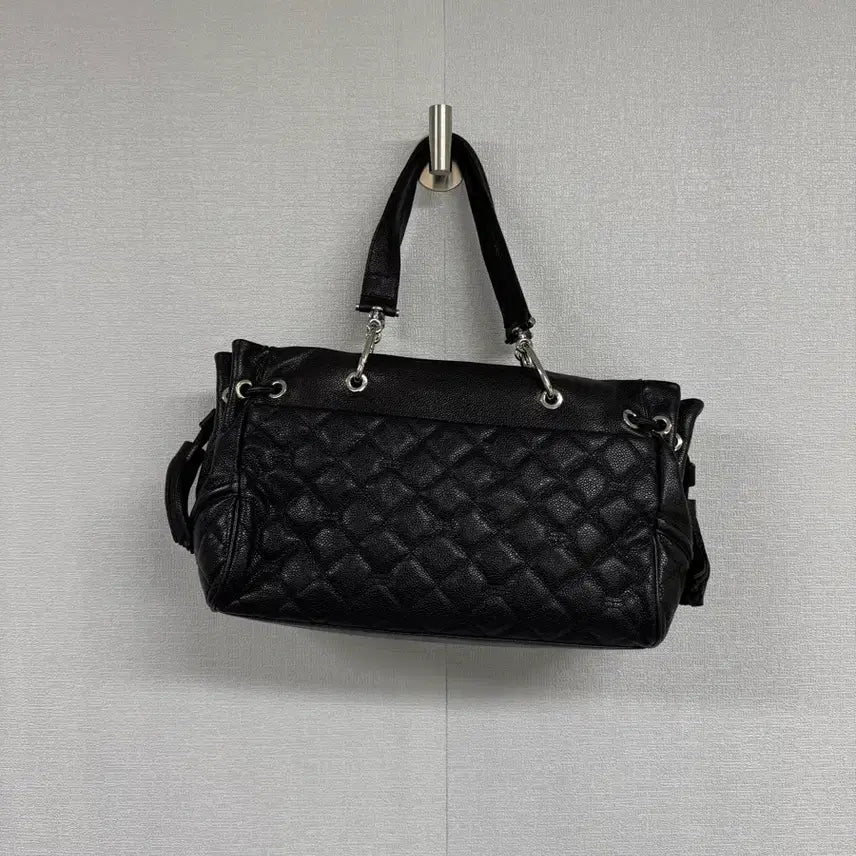 [BUNJANG] Balenciaga BB Silver Logo Leather Tote Bag / 발렌시아가 BB은장 로고 레더 토트백