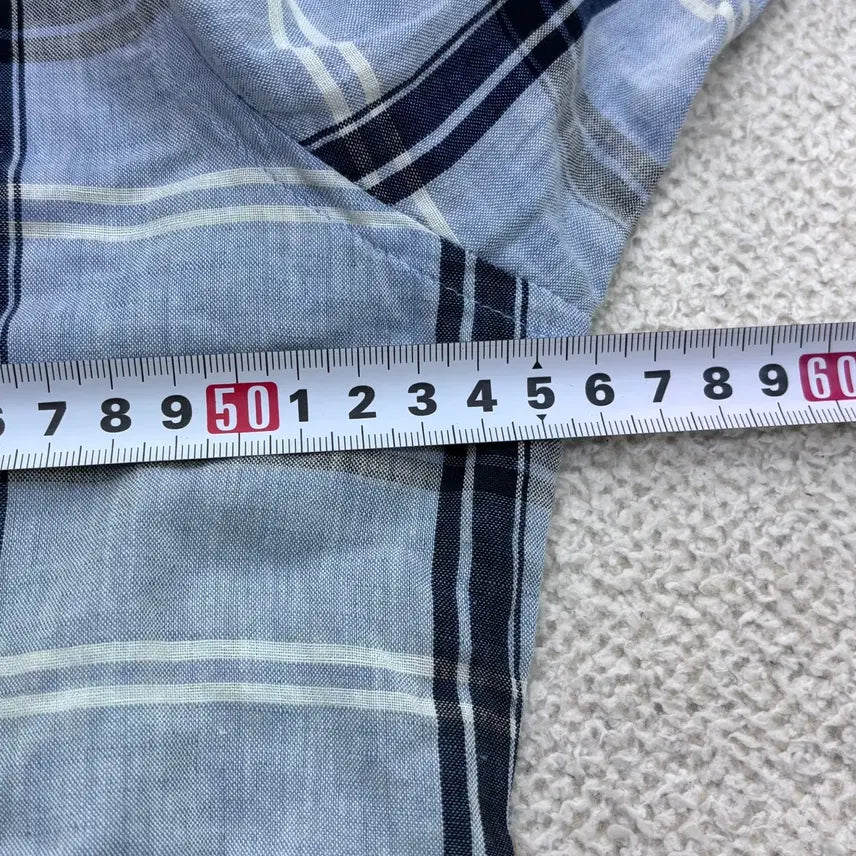 [BUNJANG] Henry Cotton Slim Fit Check Long Sleeve Shirt / 105 헨리코튼 슬림핏 체크 긴팔 셔츠 0424E