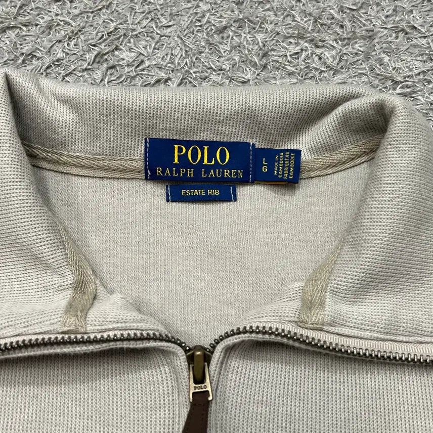 [BUNJANG] Polo Half-Zip Knit Sweater / [95-100] 폴로 반집업니트