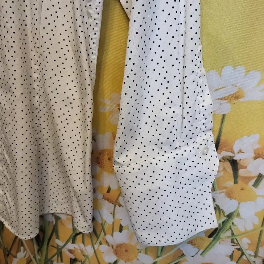 [BUNJANG] Brooks Brothers Dot Pattern Cotton Shirt / 브룩스 브라더스 도트 긴팔 면셔츠 S