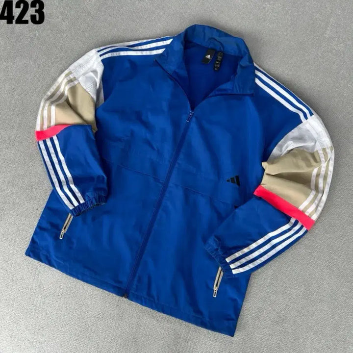 [SOLD OUT] 아디다스 컬러블록 바람막이 자켓 L