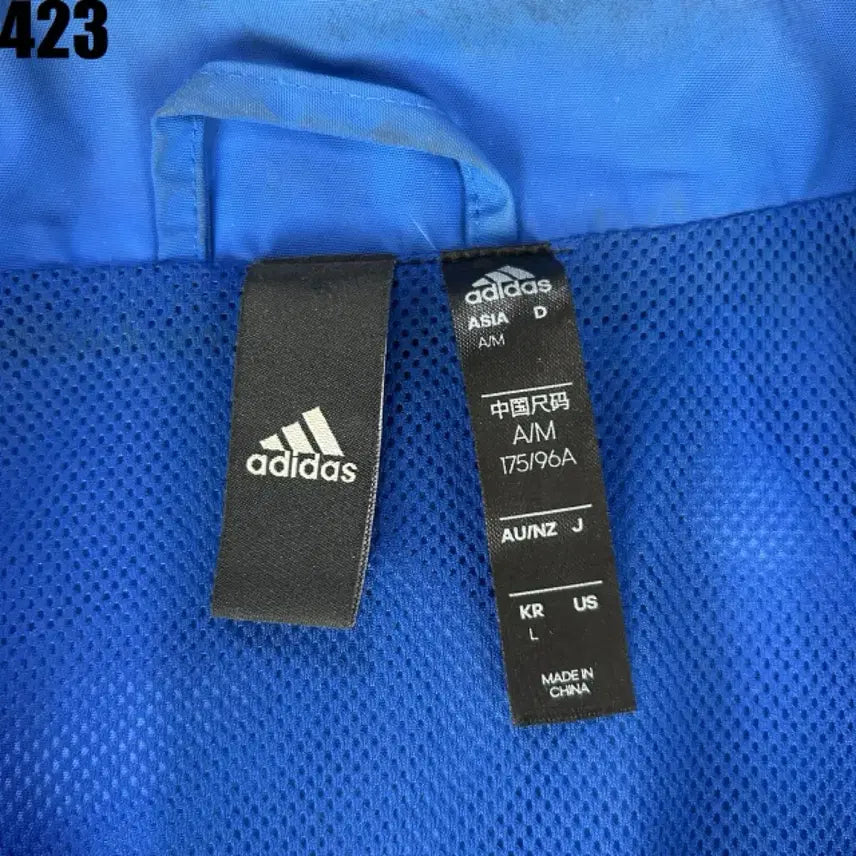 [SOLD OUT] 아디다스 컬러블록 바람막이 자켓 L