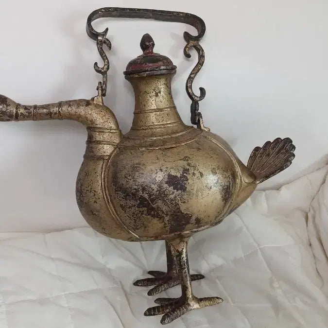 [BUNJANG] Antique Bird-Shaped Teapot / 동주전자
