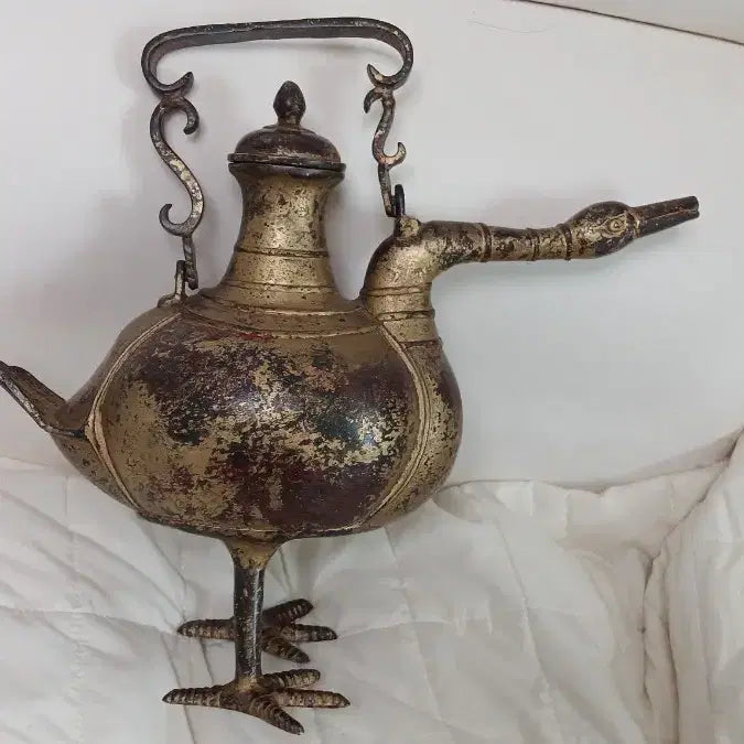 [BUNJANG] Antique Bird-Shaped Teapot / 동주전자