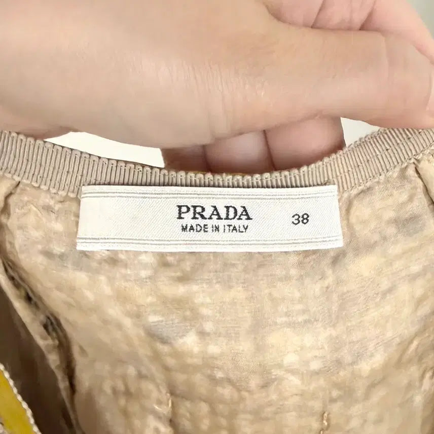 [BUNJANG] Prada Tweed Box Pleated Skirt / 프라다 트위드 박스 플리츠 스커트