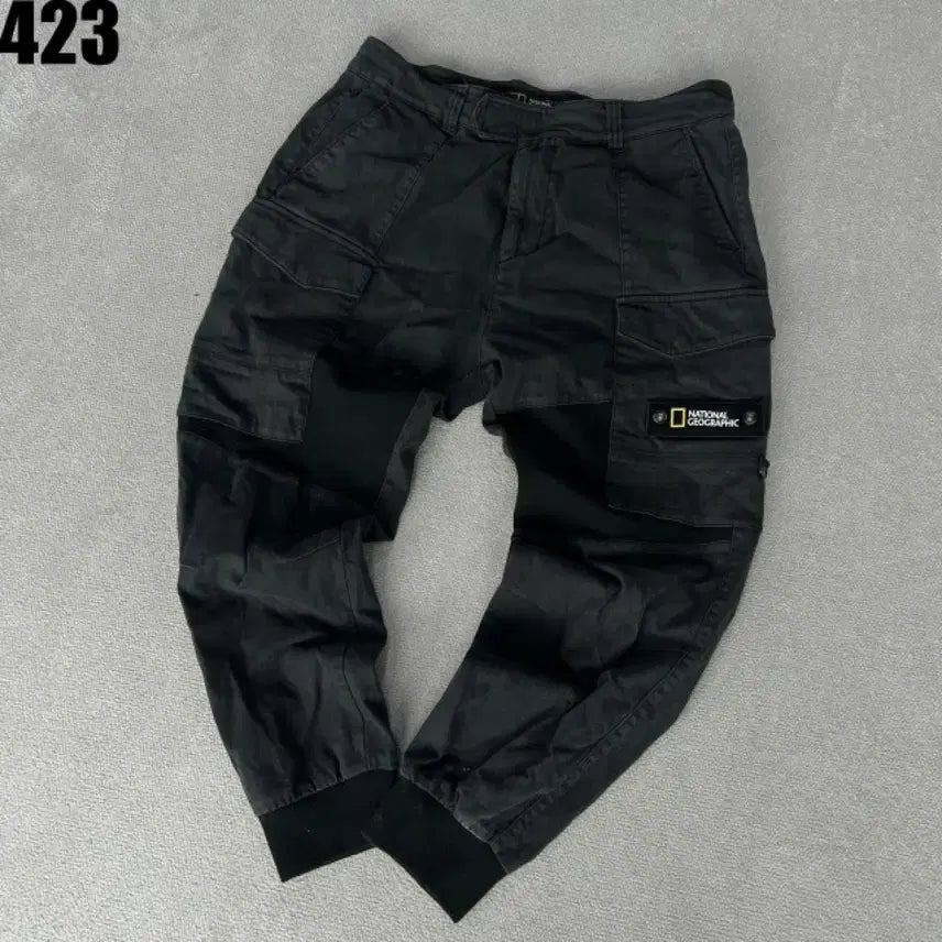 [BUNJANG] National Geographic Cargo Jogger Pants Black L / 내셔널지오그래픽 카고 조거 팬츠 블랙 L