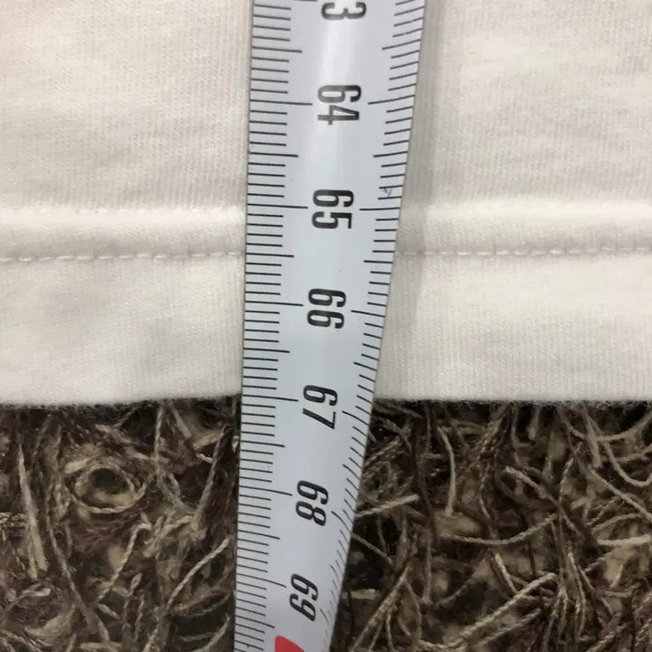 [BUNJANG] Emporio Armani Logo White Short Sleeve T-shirt / M 엠포리오 아르마니 로고 화이트 반팔 티셔츠