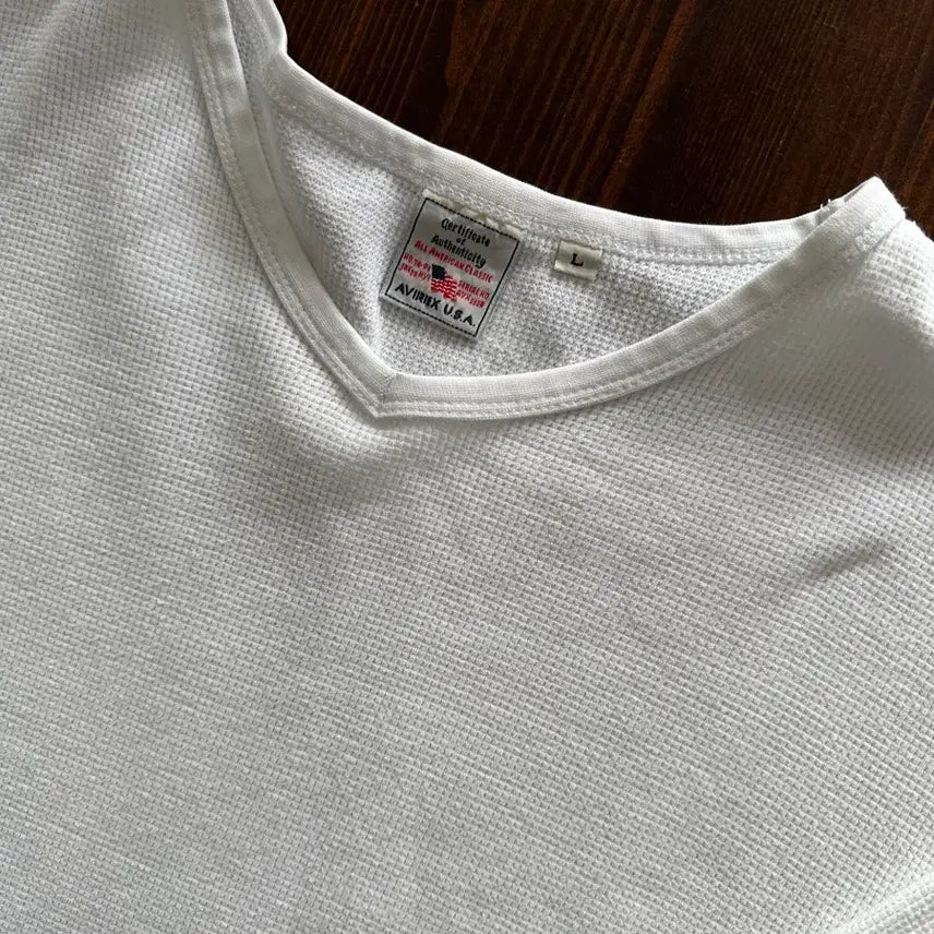 [SOLD OUT] AVIREX 와플 롱슬리브 티셔츠