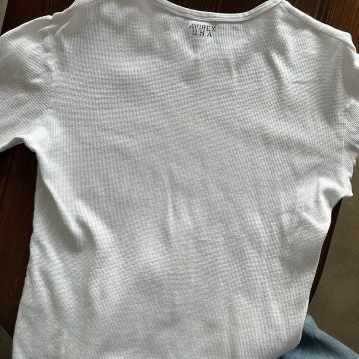 [SOLD OUT] AVIREX 와플 롱슬리브 티셔츠