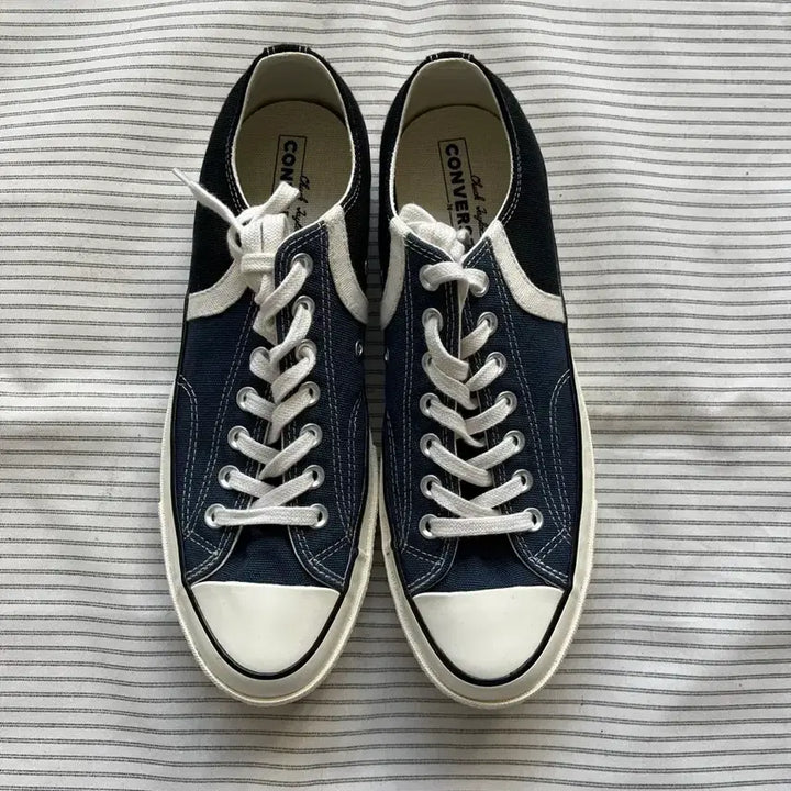 [BUNJANG] Converse Chuck Taylor All Star OX Navy Sneakers / 컨버스 척 테일러 All Star OX Navy (270)