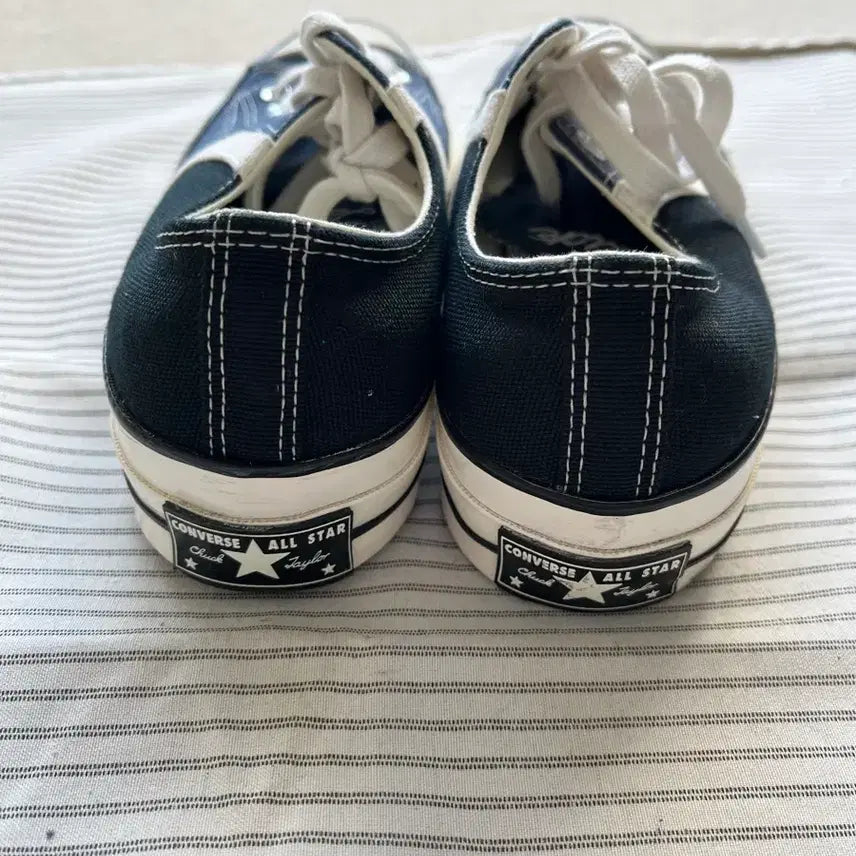 [BUNJANG] Converse Chuck Taylor All Star OX Navy Sneakers / 컨버스 척 테일러 All Star OX Navy (270)