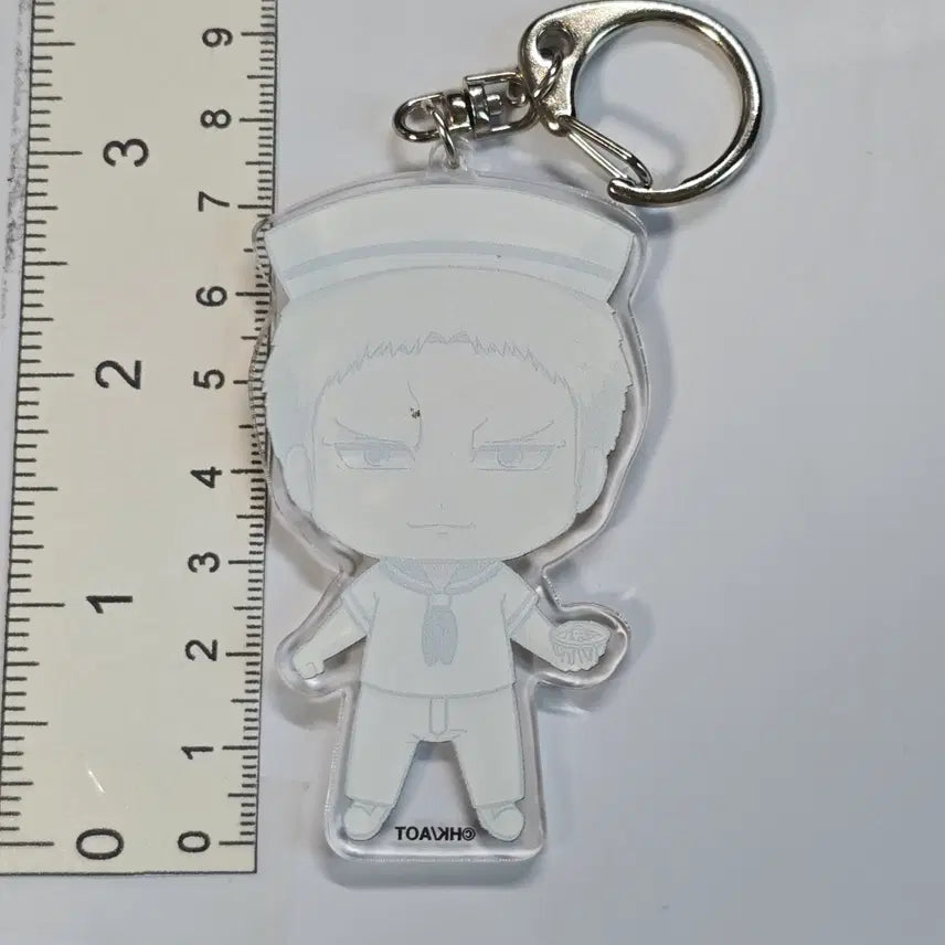 [BUNJANG] Attack on Titan Sweets Paradise Acrylic Keychain Liner Brown / 진격의 거인 스위츠 파라다이스 아크릴 키링 키홀더 스트랩 라이너 브라운