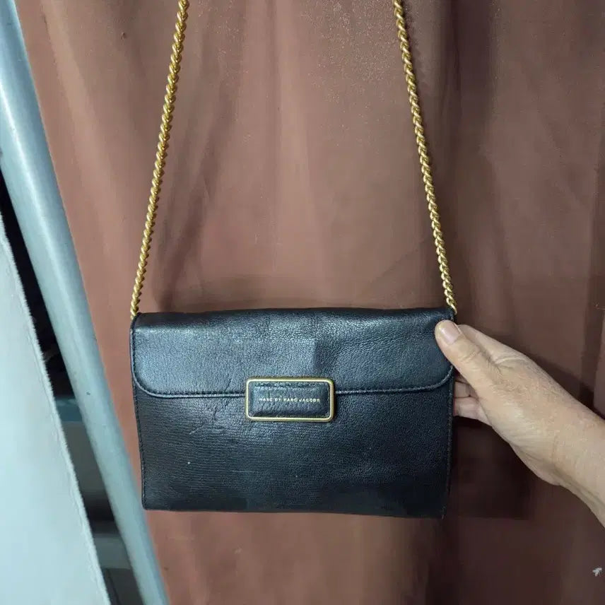 [BUNJANG] Marc Jacobs Black Leather Chain Bag / 마크제이콥스 블랙 레더 체인백