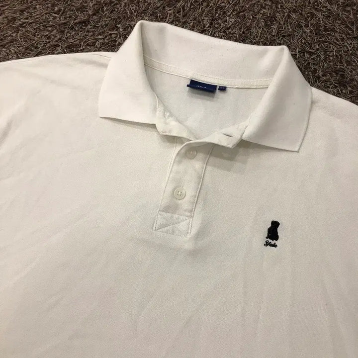 [BUNJANG] Yale Oversized Collar Short Sleeve T-Shirt / XL 예일 오버핏 카라 반팔 티셔츠