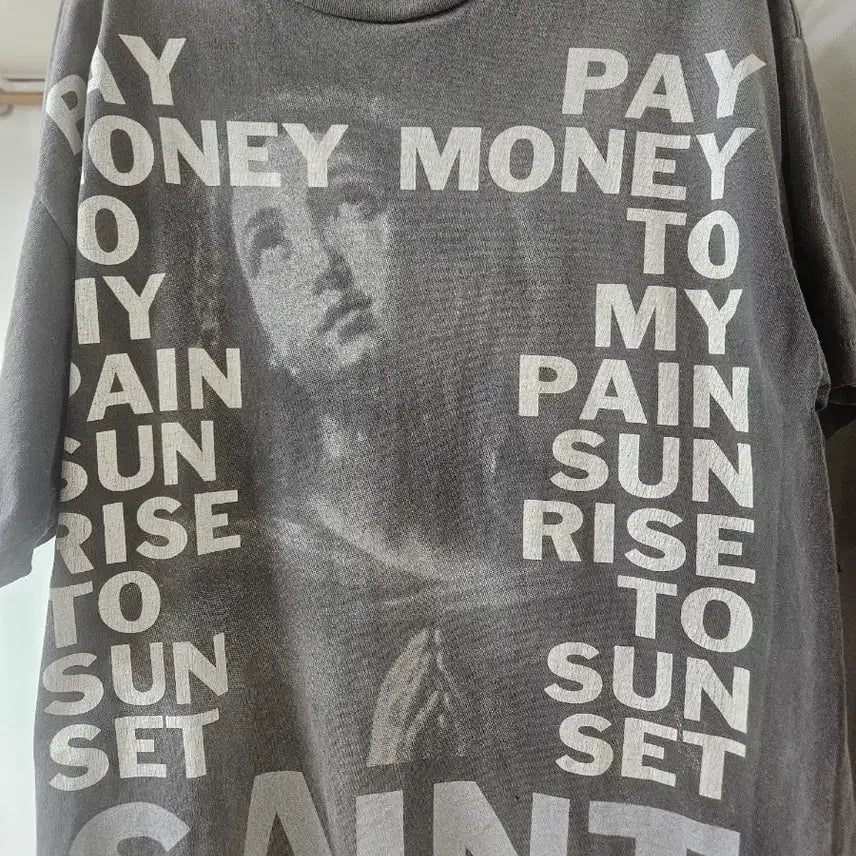 [BUNJANG] Saint Michael Pay Money XL T-shirt / 세인트미카엘 페이머니 XL