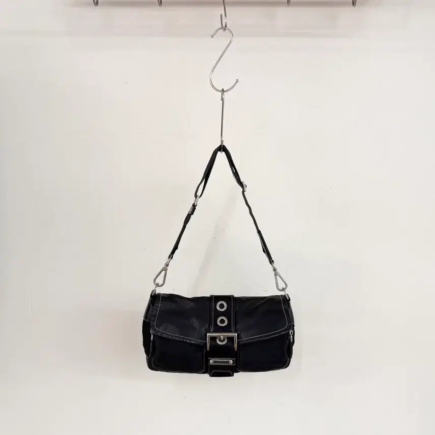 [BUNJANG] Prada Pocono Pocket Mini Shoulder Bag / 프라다 블랙 포코노 포켓 미니 숄더백