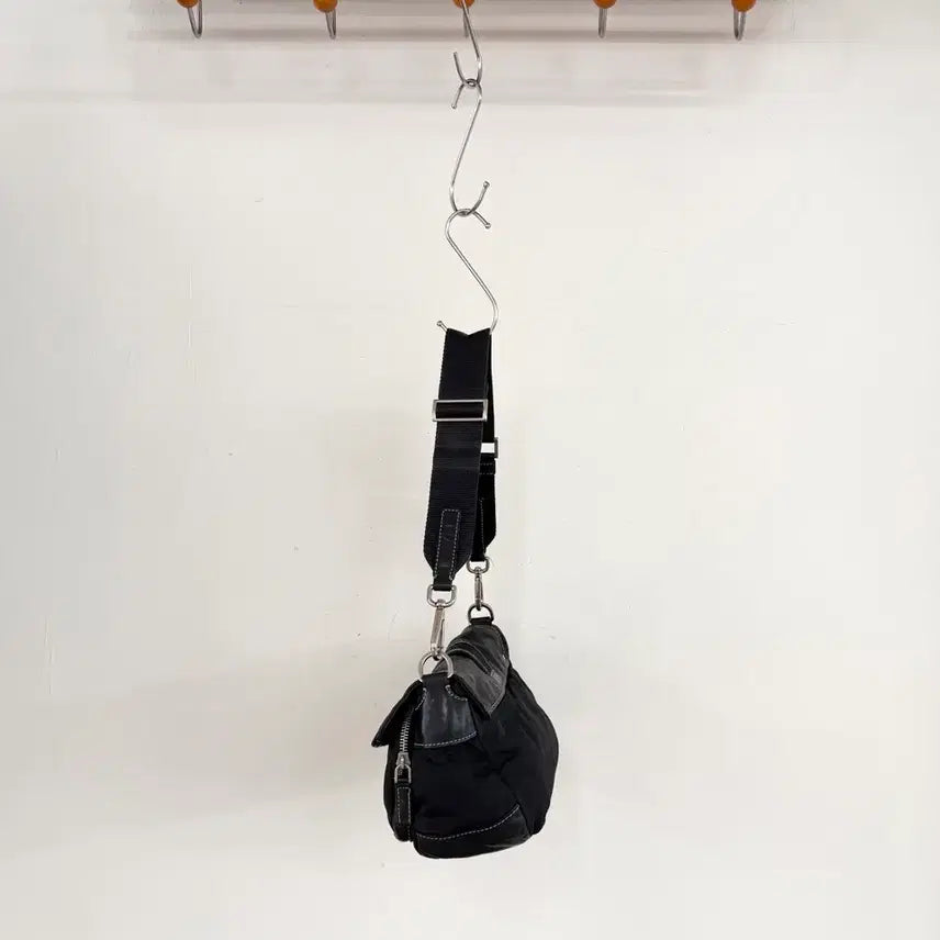 [BUNJANG] Prada Pocono Pocket Mini Shoulder Bag / 프라다 블랙 포코노 포켓 미니 숄더백