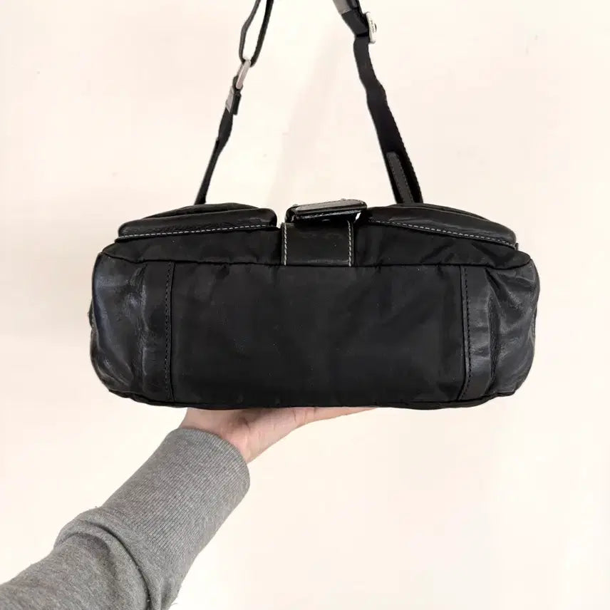 [BUNJANG] Prada Pocono Pocket Mini Shoulder Bag / 프라다 블랙 포코노 포켓 미니 숄더백