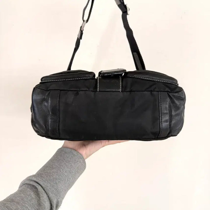 [BUNJANG] Prada Pocono Pocket Mini Shoulder Bag / 프라다 블랙 포코노 포켓 미니 숄더백