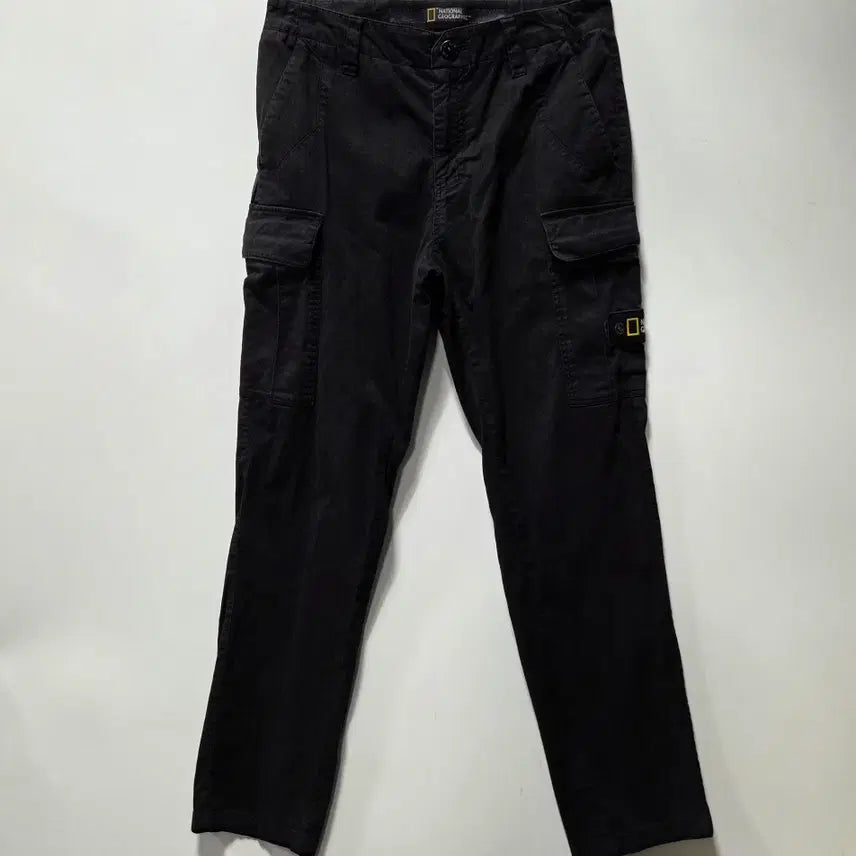 [SOLD OUT] 내셔널지오그래픽 블랙 코튼 카고 팬츠 76 26042412