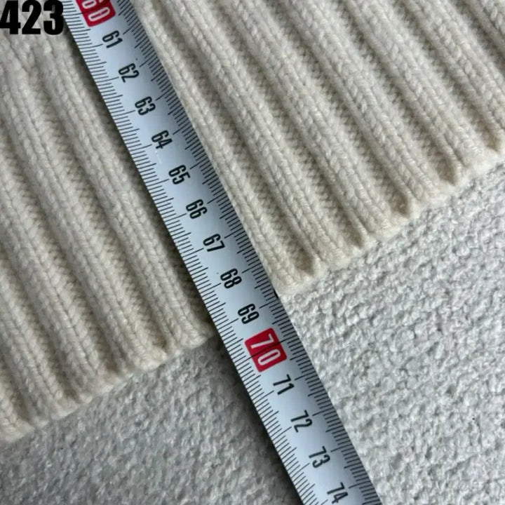 [BUNJANG] Lacoste Cable Knit Cardigan Ivory L / 라코스테 후드 케이블 니트 가디건 아이보리 L
