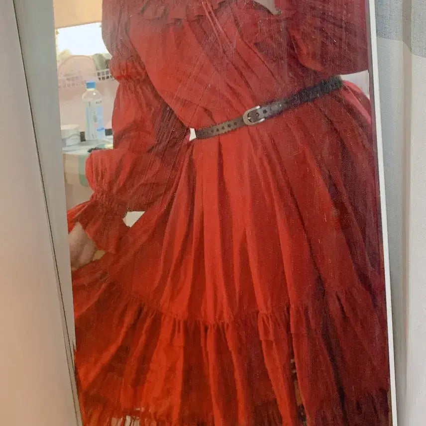 [BUNJANG] Baroque Sleeping Lily Dress (Japanese Limited Red) / 바로크 슬리핑릴리 구판 일본 한정 레드